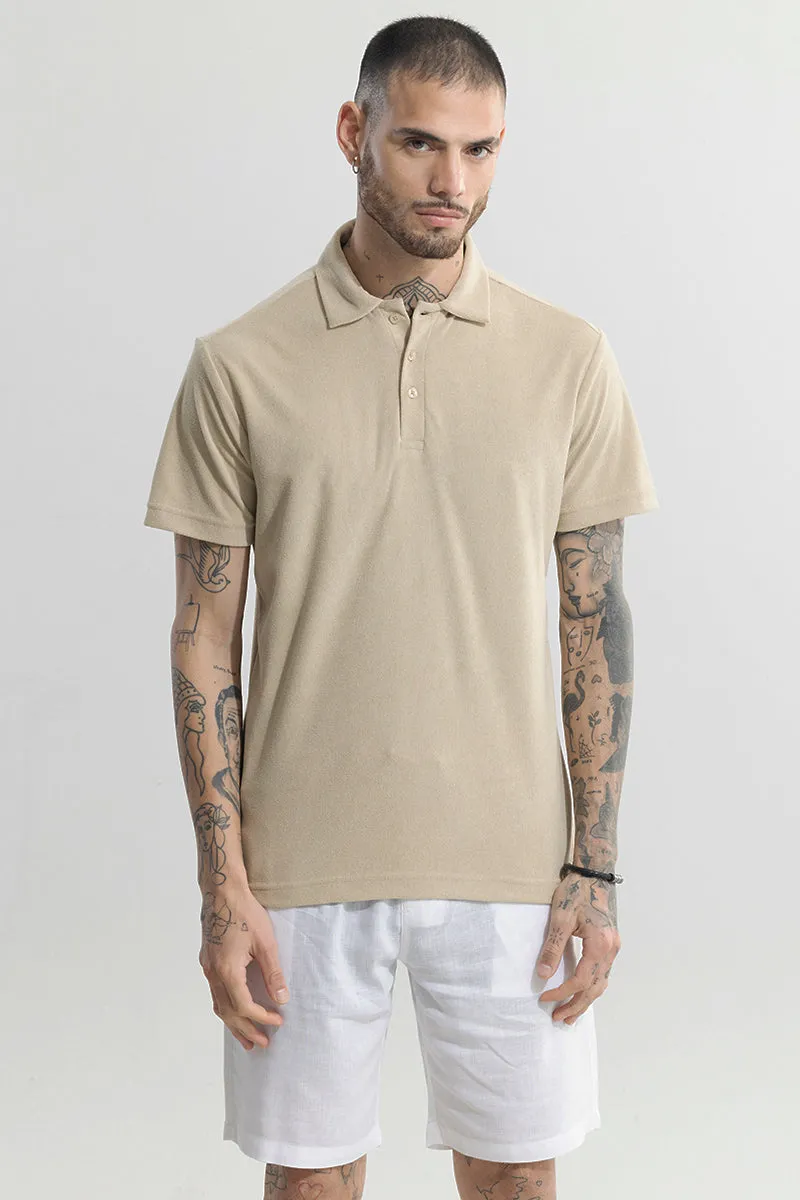 Trent Cream Polo T-Shirt