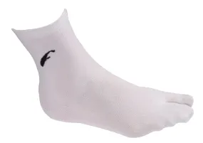 Two-Toe Bamboo Sock - Black / White