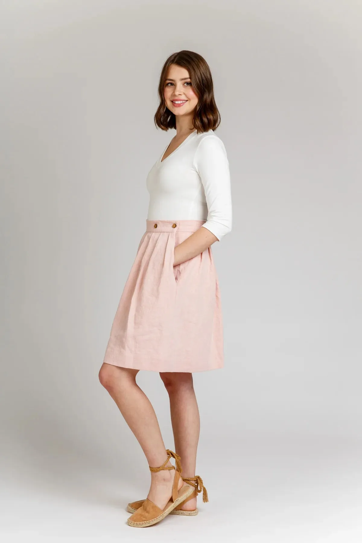 Wattle Skirt Sewing Pattern by Megan Nielsen