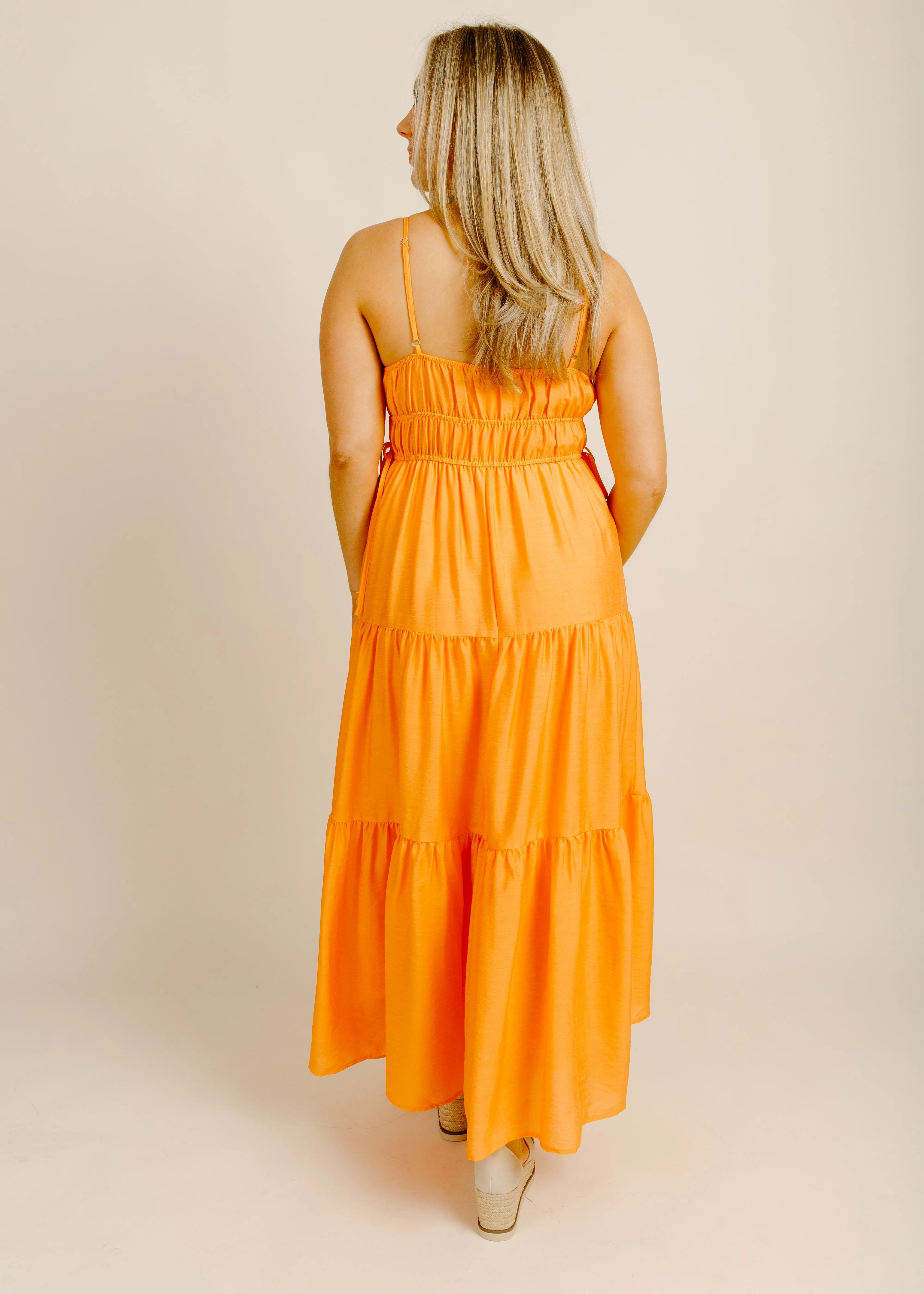 Waverly Midi Dress - Orange